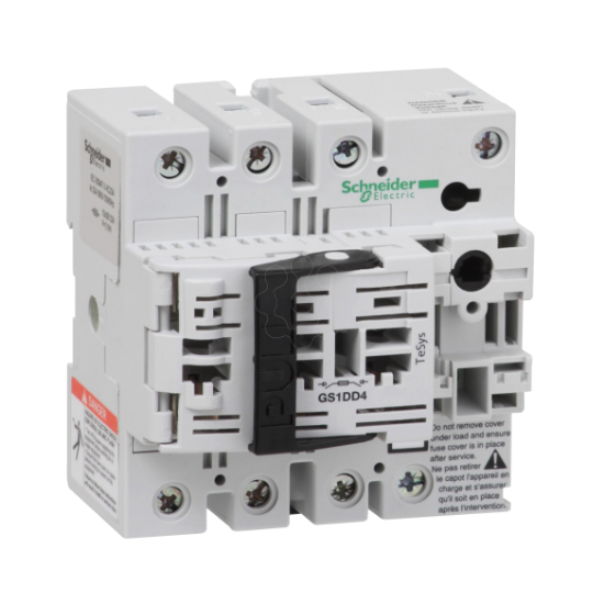Imagem de Interruptores-seccionadores porta-fusiveis TeSys GS - 3P+neutro 10X38 32A