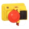 Imagem de botao de retencao O 40 mm – rodar para desencravar com consignacao   vermelho