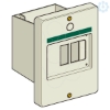 Imagem de caixa de encastrar RED IP55 para GV2ME