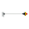 Imagem de Extended rotary handle kitTeSys GV3 IP54 red handle with trip indication for GV3L GV3P