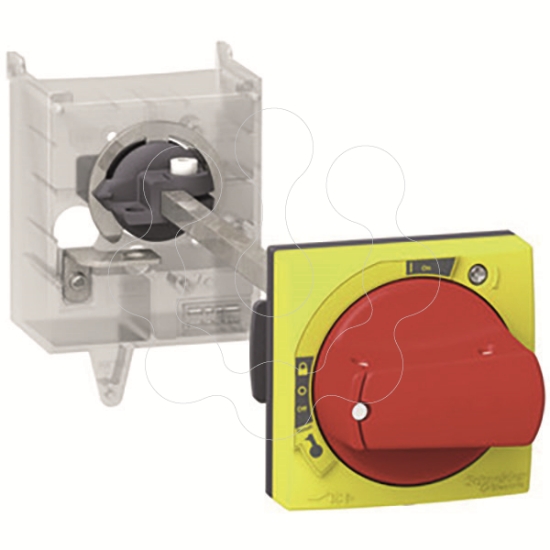 Imagem de Extended rotary handle kitTeSys GV3 IP65 red handle without trip indication for GV3L GV3P