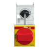 Imagem de Extended rotary handle kitTeSys GV3 IP65 red handle without trip indication for GV3L GV3P