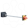 Imagem de Extended rotary handle TeSys GV5 GV7 red padlockable IP55