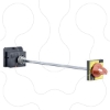 Imagem de Extended rotary handle TeSys GV5 GV7 red padlockable IP55