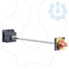 Imagem de Extended rotary handle TeSys GV5 GV7 red padlockable IP55