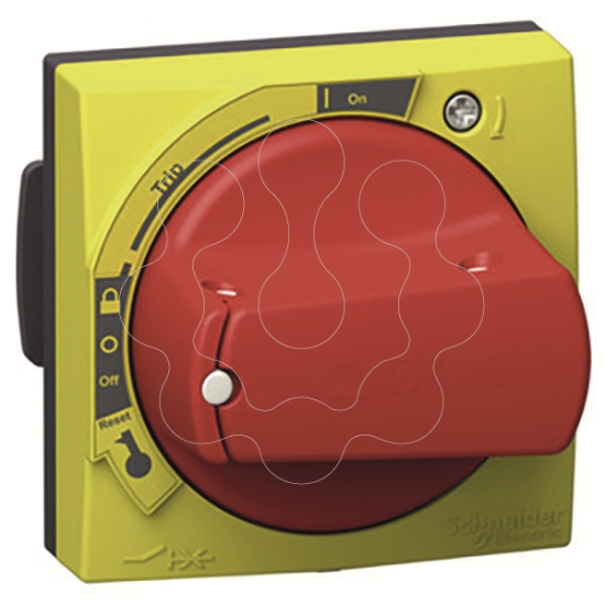 Imagem de manipulo rotativo   IP54   vermelho   TeSys GV2 TeSys GV3 e TeSys U
