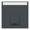 Imagem de M-Elegance - Centro de tomada RJ45 simples - Antracite