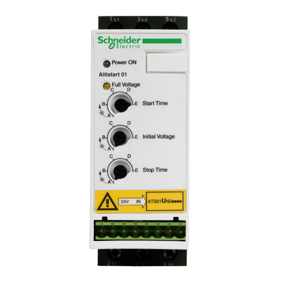 Imagem de Arrancador suave para motores assincronos   ATSU01   9A  200... 480 V   15...4 kW