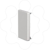 Imagem de OptiLine 45 OptiLine 70 - stop end - PC/ABS - aluminium metallic