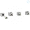 Imagem de 4 bornes em aluminio p/ cabo 35 300mm2 + separador de fases NSX400/630 INV/INS