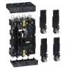 Imagem de kit VigiCOMPACT extraivel sobre base 4P NSX100/250