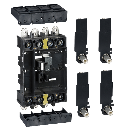 Imagem de kit VigiCOMPACT extraivel sobre base 4P NSX100/250