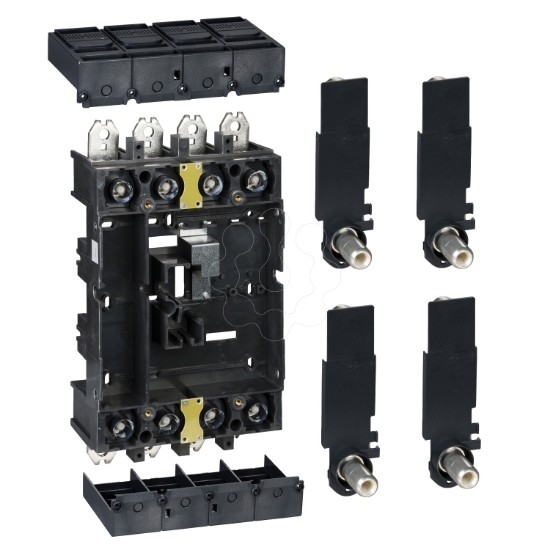 Imagem de kit COMPACT extraivel sobre base 4P NSX100/250