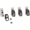 Imagem de 4 bornes em alu. p/ 2 cabos 50 120mm2 + separador de fases NSX100/250 INV/INS