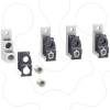 Imagem de 4 bornes em alu. p/ 2 cabos 50 120mm2 + separador de fases NSX100/250 INV/INS