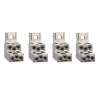 Imagem de 4 bornes aluminio p/ 6 cabos 1.5 35mm2 + separador de fases NSX100/250 INV/INS