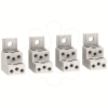 Imagem de 4 bornes aluminio p/ 6 cabos 1.5 35mm2 + separador de fases NSX100/250 INV/INS