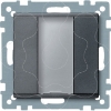 Imagem de Push button 1 gang plus anthracite System M
