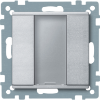 Imagem de Push button 1 gang plus aluminium System M