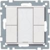 Imagem de Push button 2 gang plus polar white System M