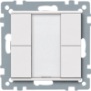 Imagem de Push button 2 gang plus polar white System M