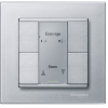 Imagem de Push button 2 gang plus polar white System M