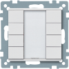 Imagem de Push button 4 gang plus polar white System M