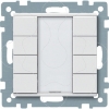Imagem de Push button 4 gang plus polar white System M