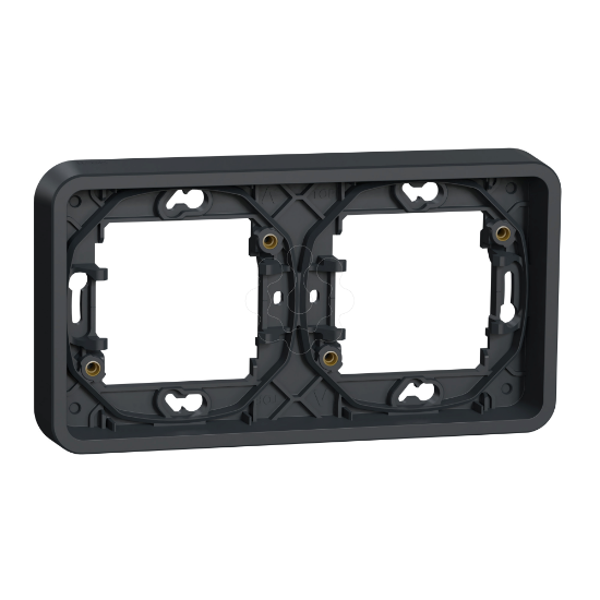 Imagem de Quadro horizontal Mureva Styl 2 elementos IP55 Cinzento