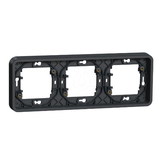 Imagem de Quadro horizontal Mureva Styl 3 elementos IP55 Cinzento
