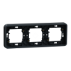 Imagem de Quadro horizontal Mureva Styl 3 elementos IP55 Cinzento