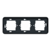 Imagem de Quadro horizontal Mureva Styl 3 elementos IP55 Cinzento