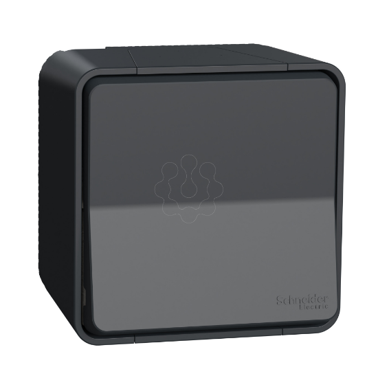Imagem de Comutador de escada monobloco Mureva Styl saliente IP55 16A Cinzento
