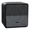 Imagem de Comutador de escada monobloco Mureva Styl saliente luminoso IP55 16A Cinzento