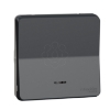 Imagem de Mureva Styl - Comutador de escada - encastrar/saliente - luminoso - IP55 - 16A - Cinzento
