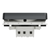 Imagem de Mureva Styl - Botao de pressao - encastrar/saliente - IP55 - 16A - Cinzento