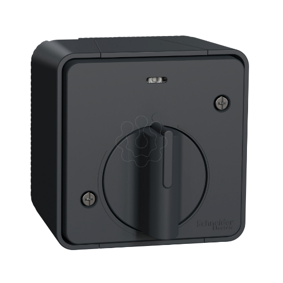 Imagem de Mureva Styl - Interruptor temporizador mecanico monobloco - saliente - IP55 - 16A - Cinzento