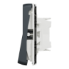 Imagem de Botao de pressao duplo Mureva Styl encastrar/saliente IP55 16A Cinzento