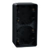 Imagem de Caixa de superficie vertical 2 elem. Mureva Styl IP55 Cinzento