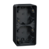 Imagem de Caixa de superficie vertical 2 elem. Mureva Styl IP55 Cinzento