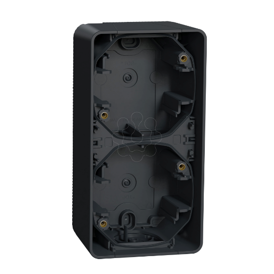 Imagem de Caixa de superficie vertical 2 elem. Mureva Styl IP55 Cinzento