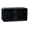 Imagem de Caixa de superficie horizontal 2 elem. Mureva styl IP55 Cinzento