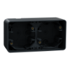 Imagem de Caixa de superficie horizontal 2 elem. Mureva styl IP55 Cinzento