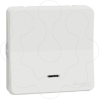 Imagem de Comutador de escada Mureva Styl encastrar/saliente luminoso IP55 16A Branco