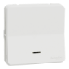 Imagem de Comutador de escada Mureva Styl encastrar/saliente luminoso IP55 16A Branco