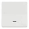 Imagem de Comutador de escada Mureva Styl encastrar/saliente luminoso IP55 16A Branco