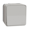 Imagem de Botao de pressao monobloco Mureva Styl saliente IP55 16A Branco