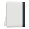 Imagem de Botao de pressao monobloco Mureva Styl saliente IP55 16A Branco