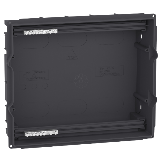 Imagem de Base de quadro Resi9 MP encastrar 1x12 modulos