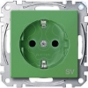 Imagem de M-Elegance - Tomada 2P+T com obturadores - 16A - Verde